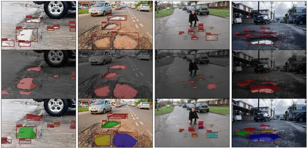 UDTIRI road pothole benchmark examples
